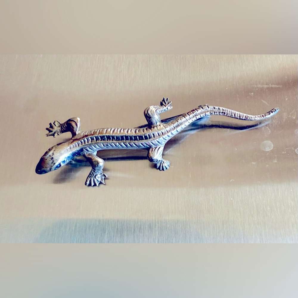 Vintage Pre 1950s Silver Lizard Pin/Brooch